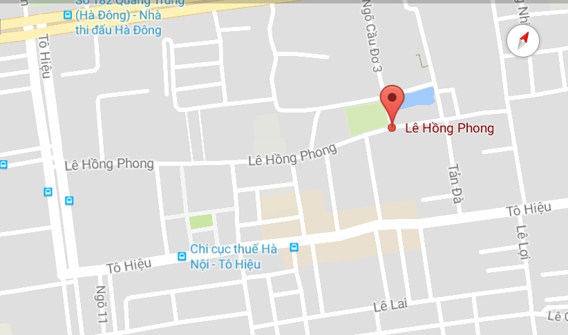 Phố Lê Hồng Phong, quận Hà Đông, Hà Nội